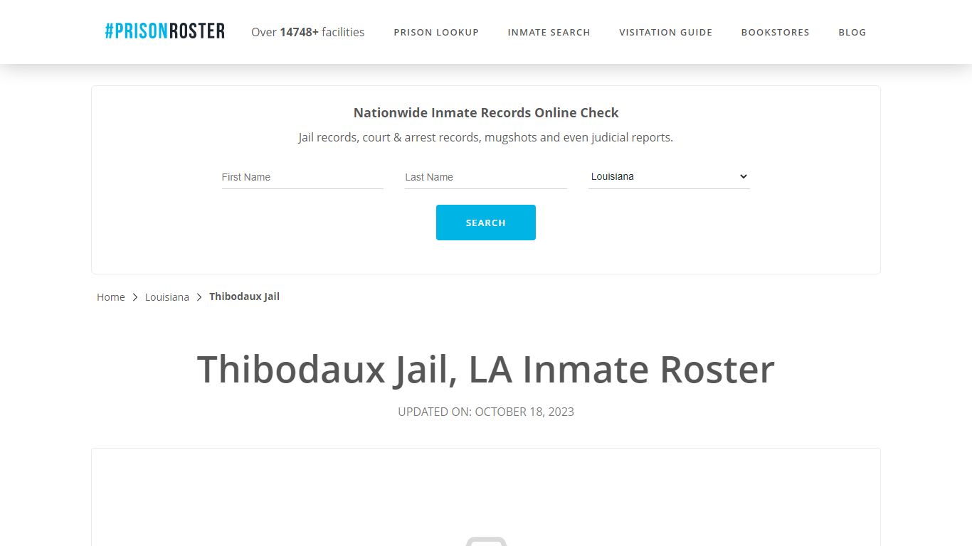 Thibodaux Jail, LA Inmate Roster - Prisonroster